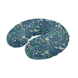 butterfly leaves pattern U-Shaped Travel Neck Pillow