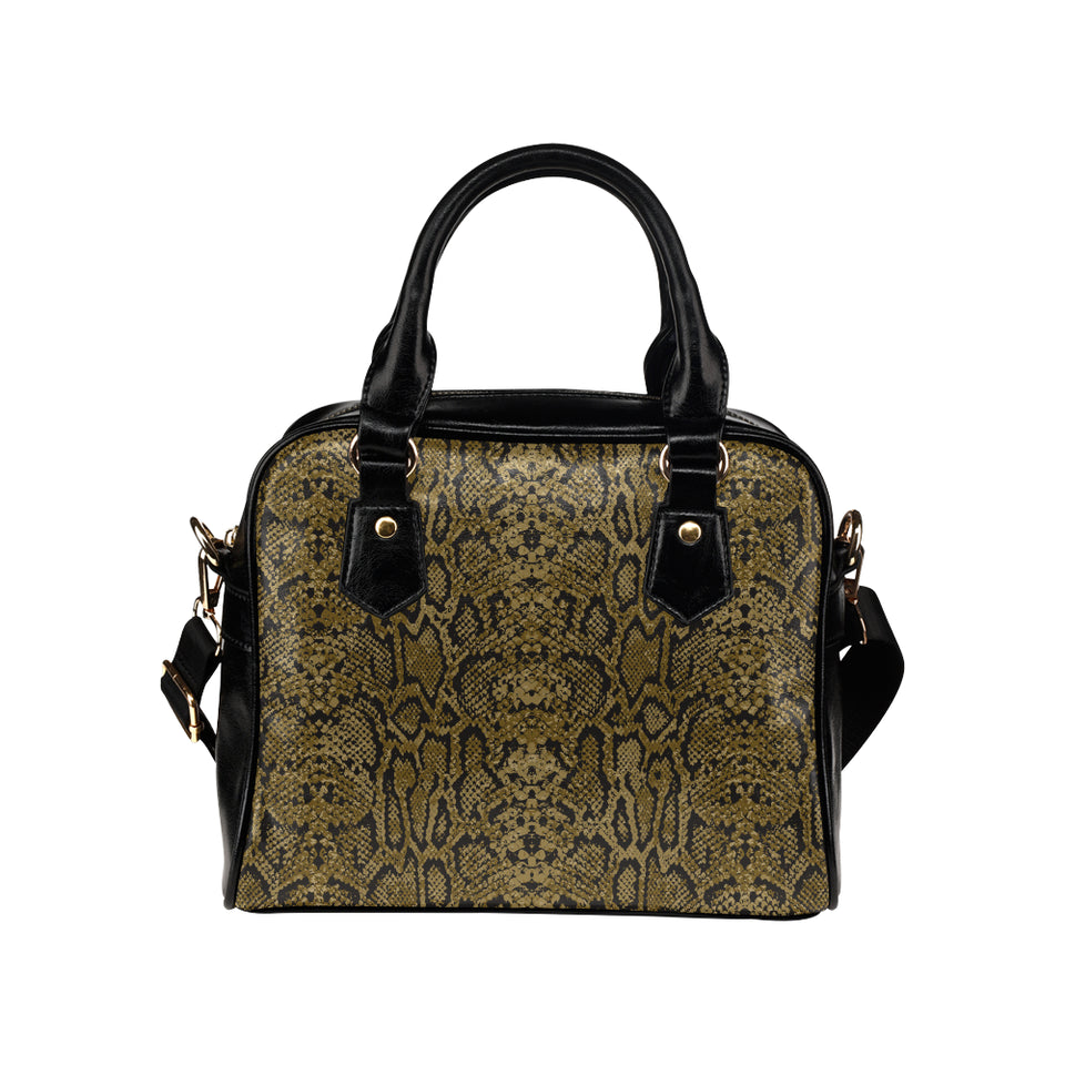 Snake skin pattern Shoulder Handbag