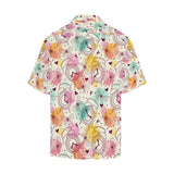 Clock butterfly pattern Men's All Over Print Hawaiian Shirt