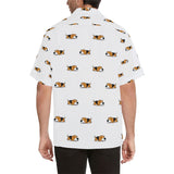 Cute beagle dog sleeping pattern Men's All Over Print Hawaiian Shirt