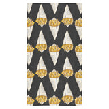 French fries dark background Bath Towel