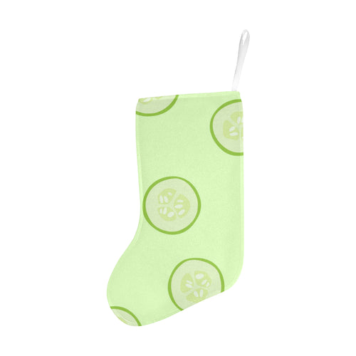Cucumber pattern Christmas Stocking
