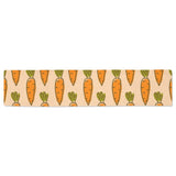 Carrot Pattern Print Design 04 Table Runner