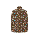 Snail Pattern Print Design 03 Women's Long Sleeve Polo Shirt