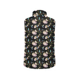Hummingbird Pattern Print Design 03 Men's Padded Vest