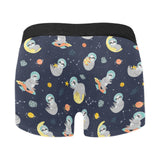 Cute sloth astronaut star planet rocket pattern Men's All Over Print Boxer Briefs Men's Underwear