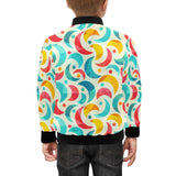Colorful moon pattern Kids' Boys' Girls' Bomber Jacket