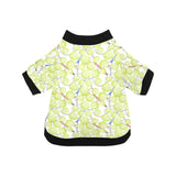 Tennis Pattern Print Design 01 All Over Print Pet Dog Round Neck Fuzzy Shirt