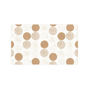 Gold Texture mushroom pattern Doormat