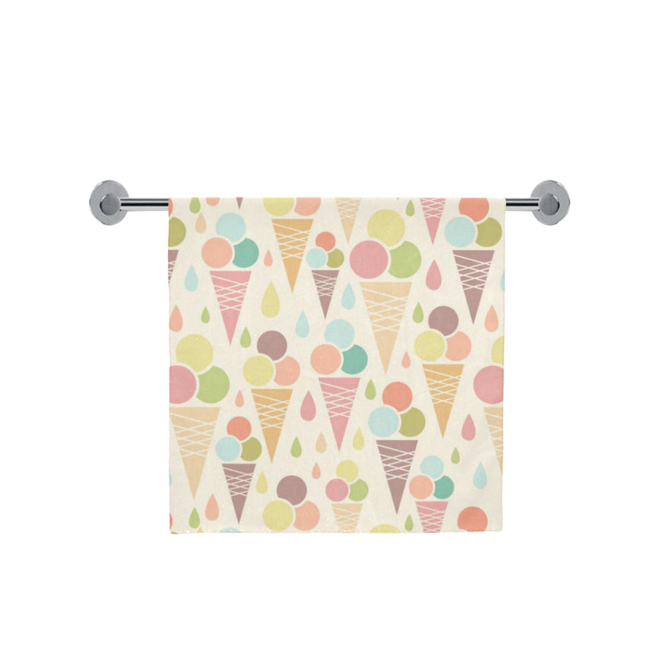 Ice cream cone pattern Bath Towel