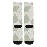 Ginkgo leaves pattern Crew Socks