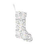 Siberian Husky design pattern Christmas Stocking
