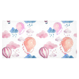 Watercolor air balloon cloud pattern Tablecloth