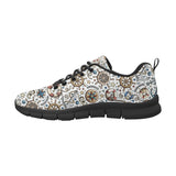 Cute nautical steering wheel anchor pattern Men's Sneaker Shoes