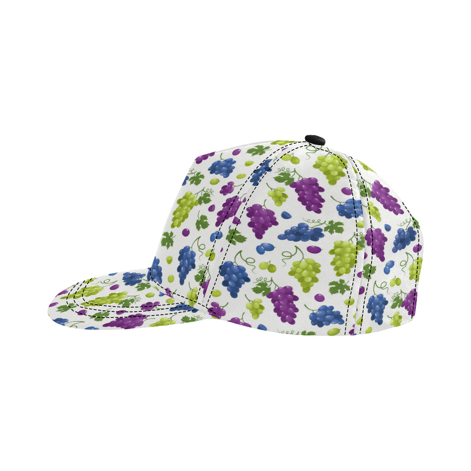 Grape pattern All Over Print Snapback Cap