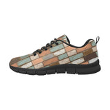 Wood Printed Pattern Print Design 02 Women's Sneaker Shoes