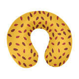 Passion fruit texture U-Shaped Travel Neck Pillow