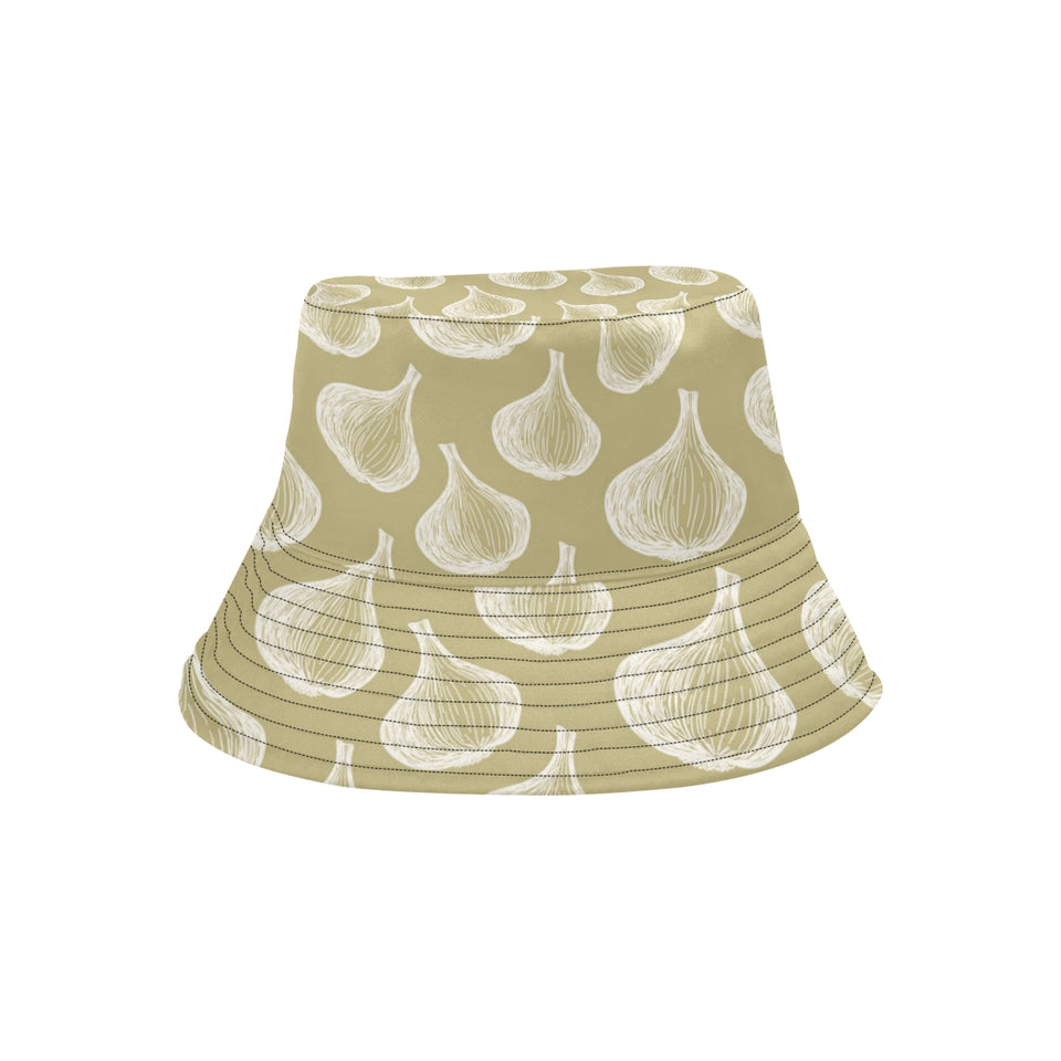 Garlic design pattern Unisex Bucket Hat