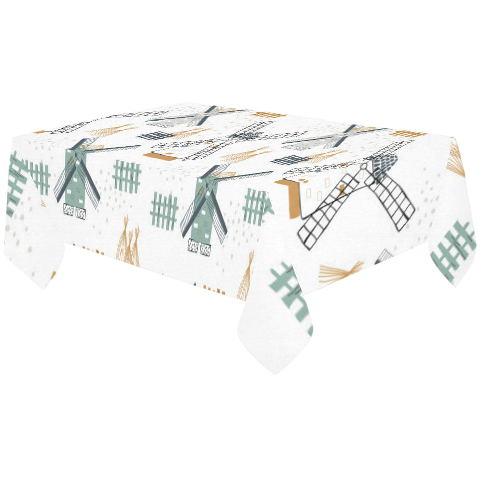 windmill pattern Tablecloth