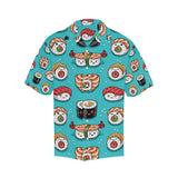 Cute sushi pattern Men's All Over Print Hawaiian Shirt