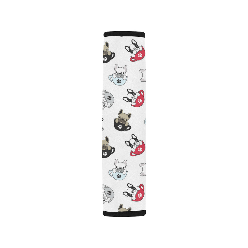 French bulldog cup paw pattern Car Seat Belt Cover