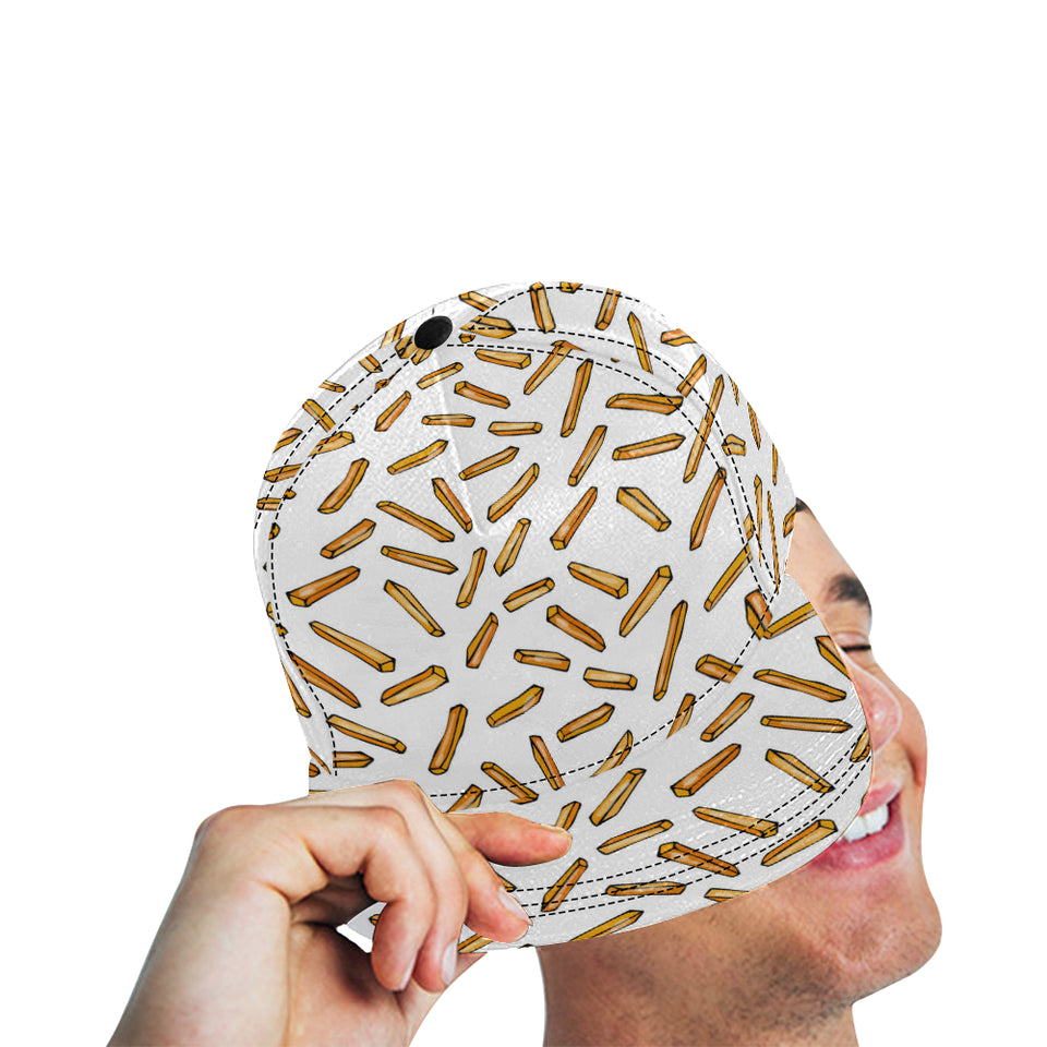 French fries potato pattern All Over Print Snapback Cap