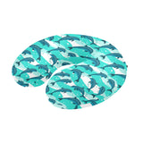 Dolphin sea pattern U-Shaped Travel Neck Pillow