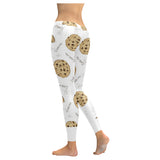 Sketch style cookie pattern Women's Legging Fulfilled In US