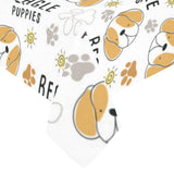 Cute beagle dog pattern background Tablecloth