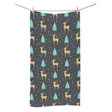 Deers star tree pattern Bath Towel