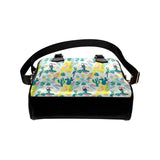 Cute parrot toucan flamingo cactus exotic leaves p Shoulder Handbag