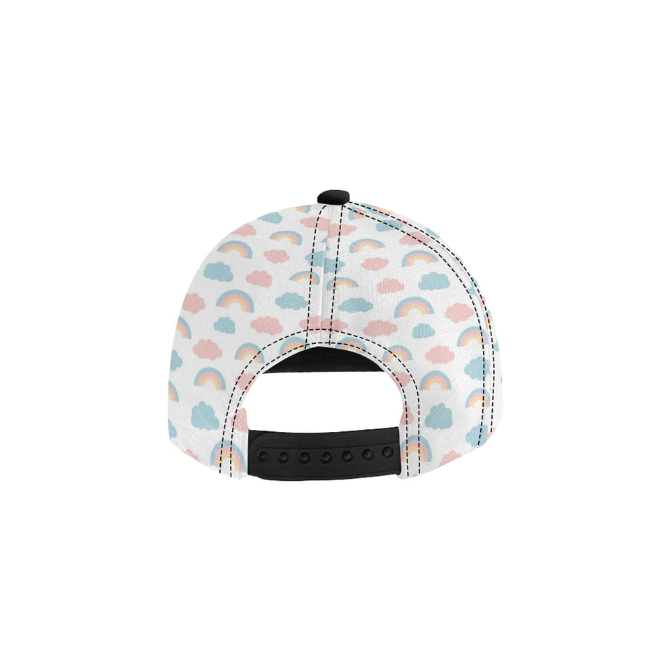 Cute rainbow clound pattern All Over Print Snapback Cap