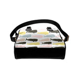 Whale dot pattern Shoulder Handbag