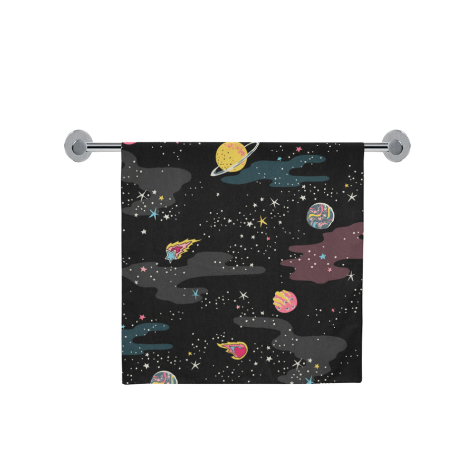 space pattern Bath Towel