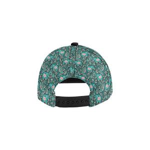 Elephants jungle pattern All Over Print Snapback Cap