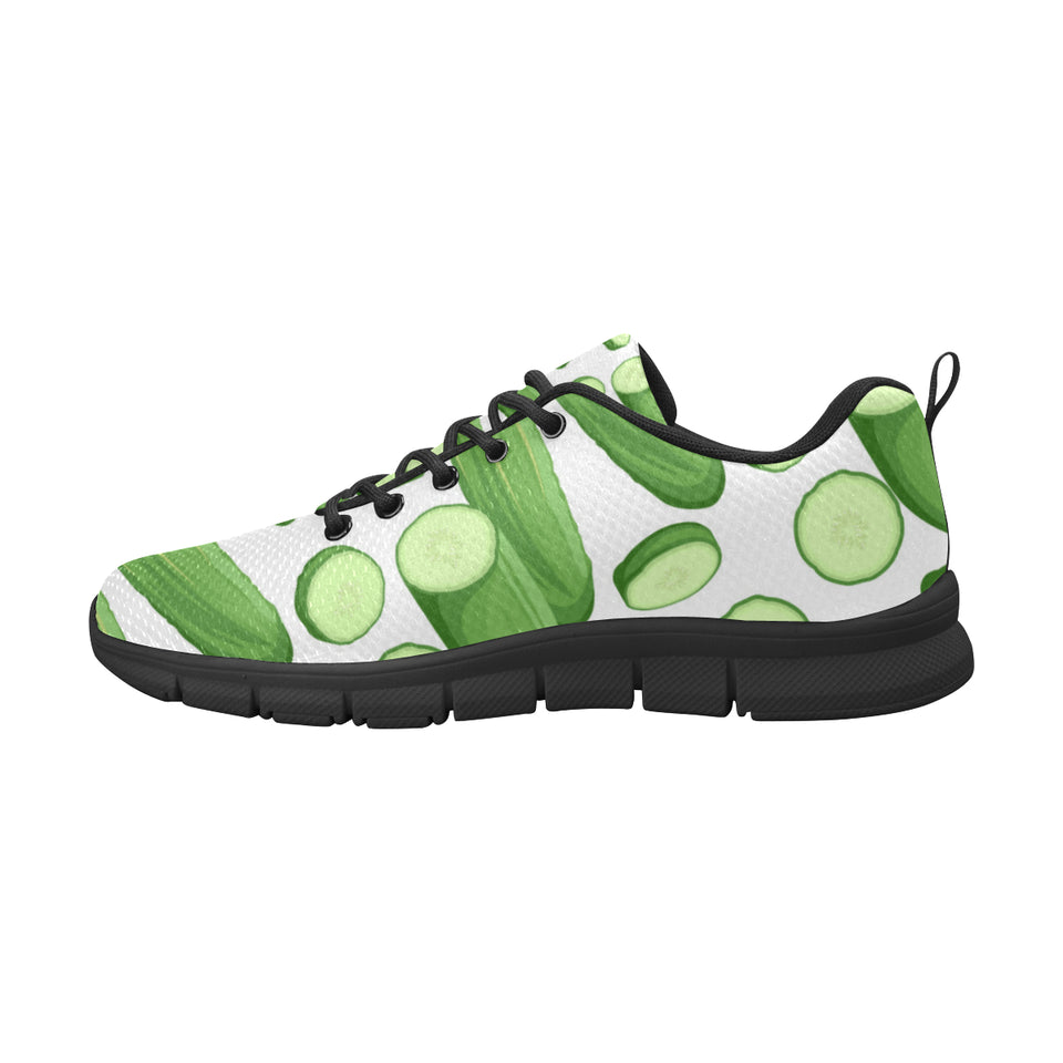 cucumber whole slices pattern Men's Sneaker Shoes