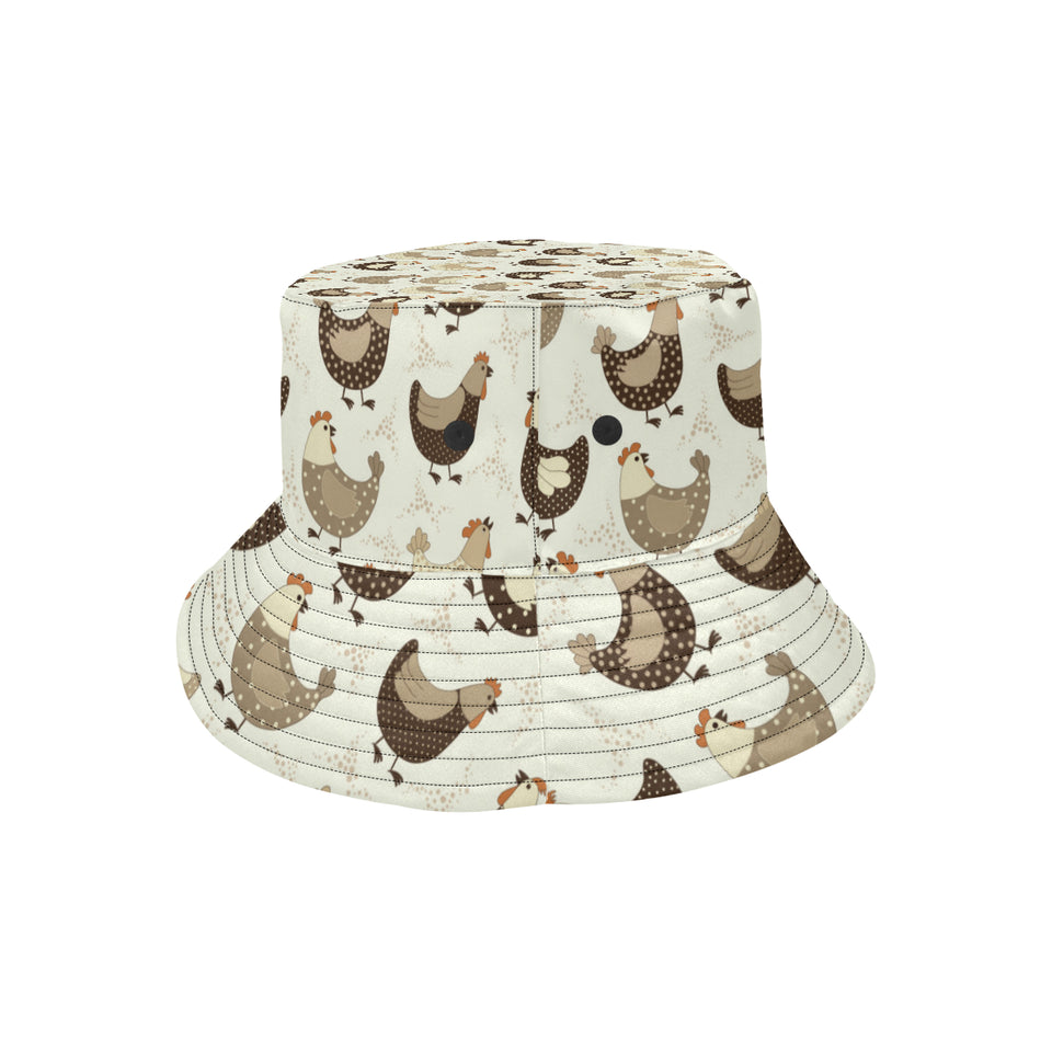 Cute rooster chicken cock Unisex Bucket Hat
