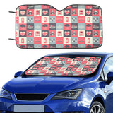 British Pattern Print Design 05 Car Sun Shade