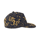 Gold dragon pattern All Over Print Snapback Cap