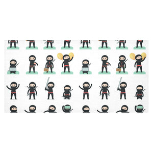 Cute ninja katana sword pattern Tablecloth