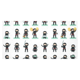Cute ninja katana sword pattern Tablecloth