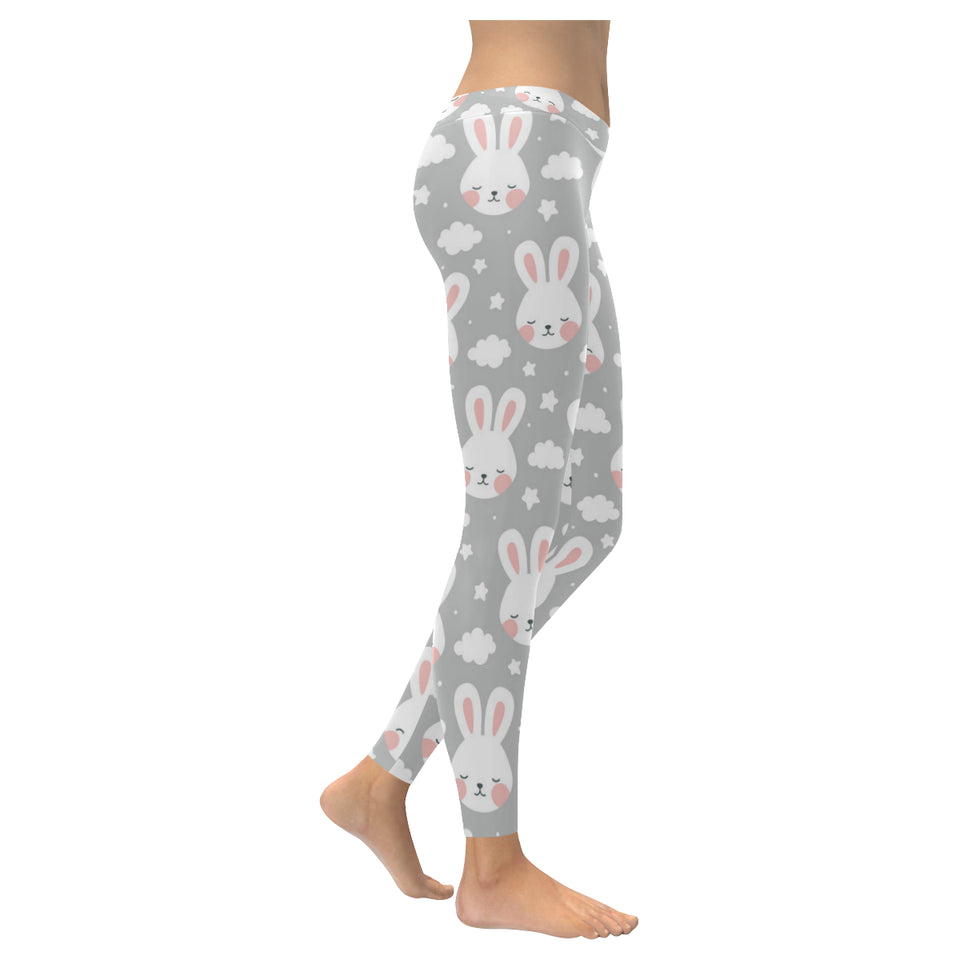 Rabbit cloud Pattern Women's Legging Fulfilled In US
