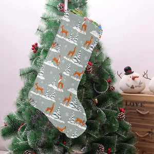 Beautiful deers Winter Christmas Christmas Stocking