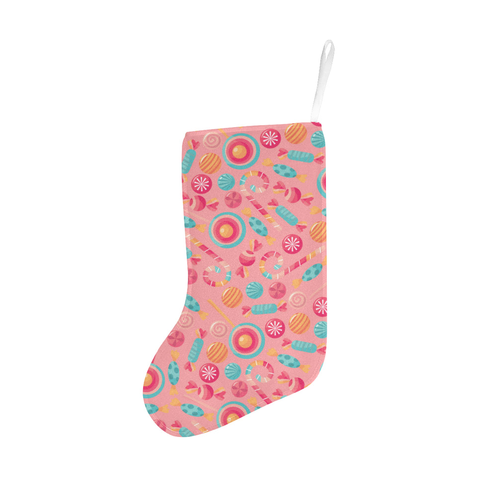 Colorful candy pattern Christmas Stocking