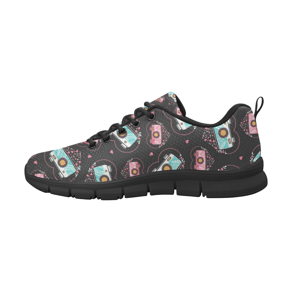 Camera Pattern Print Design 04 Men's Breathable Sneakers ( Model 055)