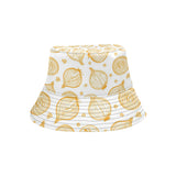 hand drawn onion pattern Unisex Bucket Hat