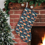 Camper Van Pattern Print Design 05 Christmas Stocking
