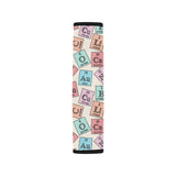 Chemistry Periodic Table Pattern Print Design 02 Car Seat Belt Cover