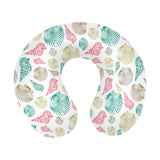 Colorful shell pattern U-Shaped Travel Neck Pillow