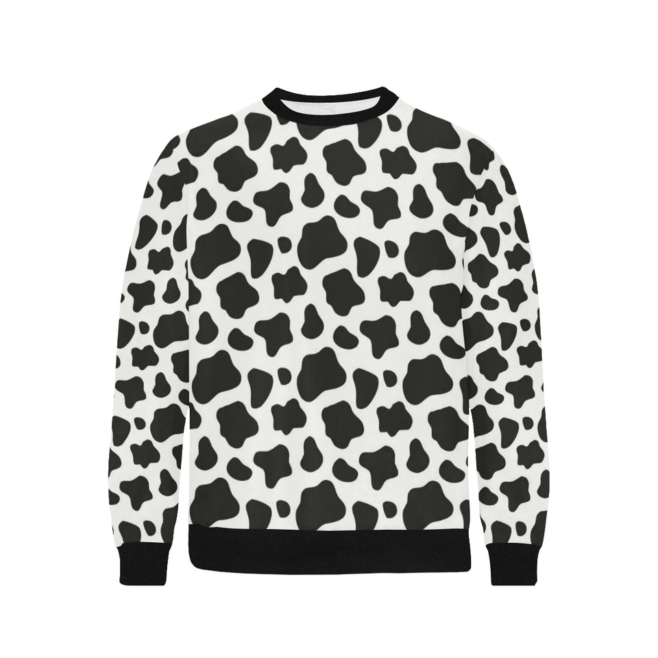 Cow skin pattern Men's Crew Neck Sweatshirt
